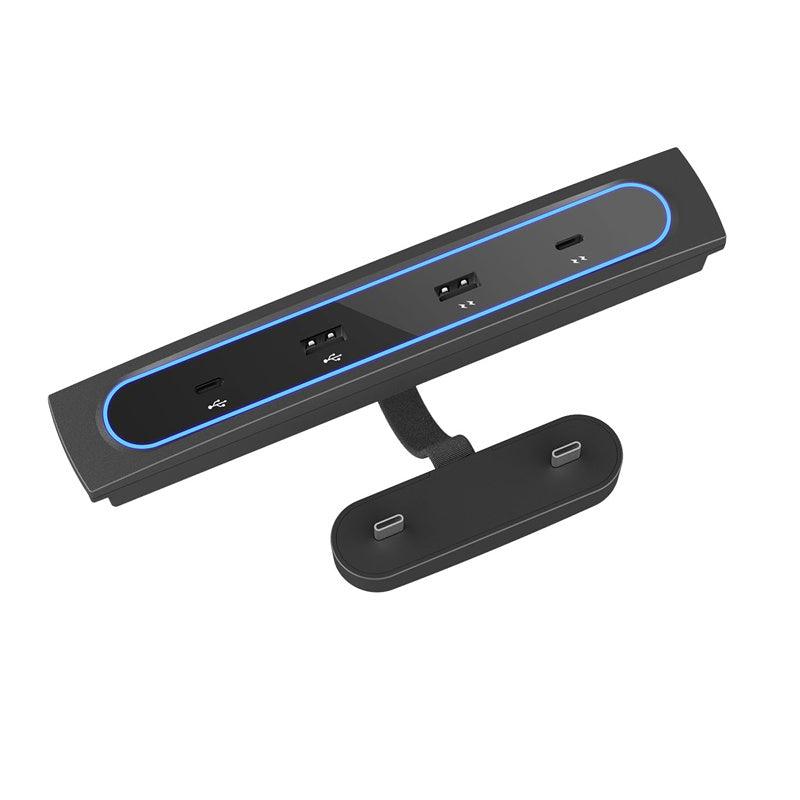 Model 3/Y USB Extender Charger Type C 27W Max Quick Charger Intelligent Stand Shunt Accessories For Tesla(2021-2023) - Evooor