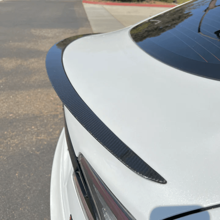 [Real Carbon Fiber] Plaid Performance Spoiler for Tesla Model S 2014+ - Evooor