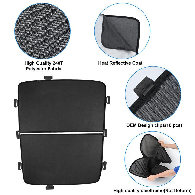 Model Y Sunroof Visor Sunshade UV Reflector Reflective Covers For Tesla(2020-2023) - Evooor