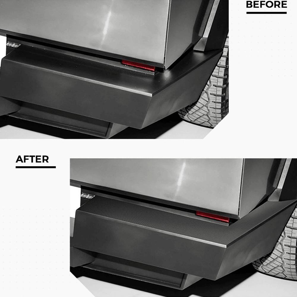 Durable Rear Bumper Tailgate Protectors for Cybertruck - Evooor