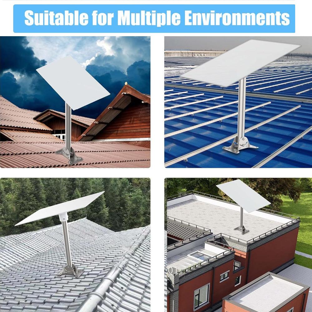 Universal Satellite Dish Roof Mounting Bracket for Starlink Gen 3 Systems - Evooor