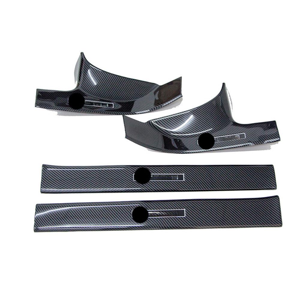 Tesla Model 3 Stainless Steel Door Entry Guard Kick Plate Protector Kit - Evooor