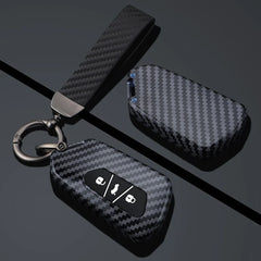 ABS Carbon Fiber Texture Car Key Case Cover For VW ID.3 2025 - Evooor