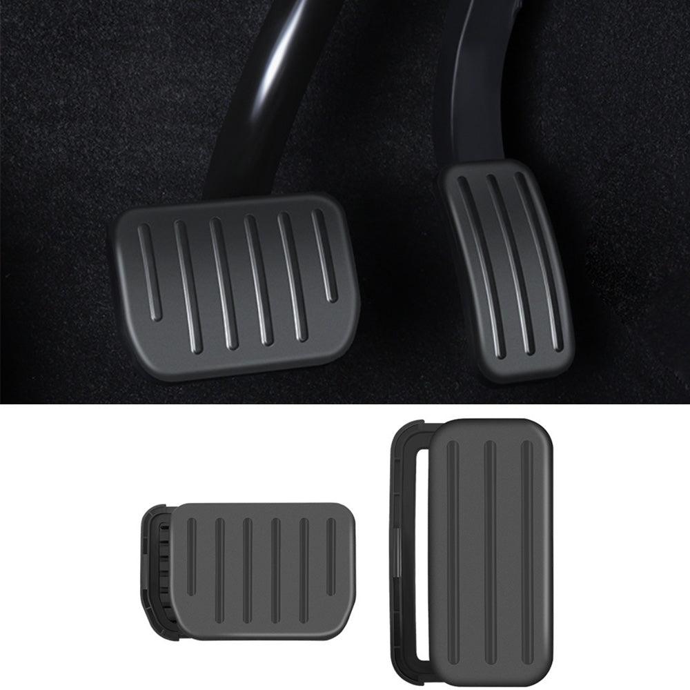 Enhanced Non-Slip Alloy Brake Pedal Cover Upgrade for Tesla Model 3/Y: Boost Performance and Style - Evooor