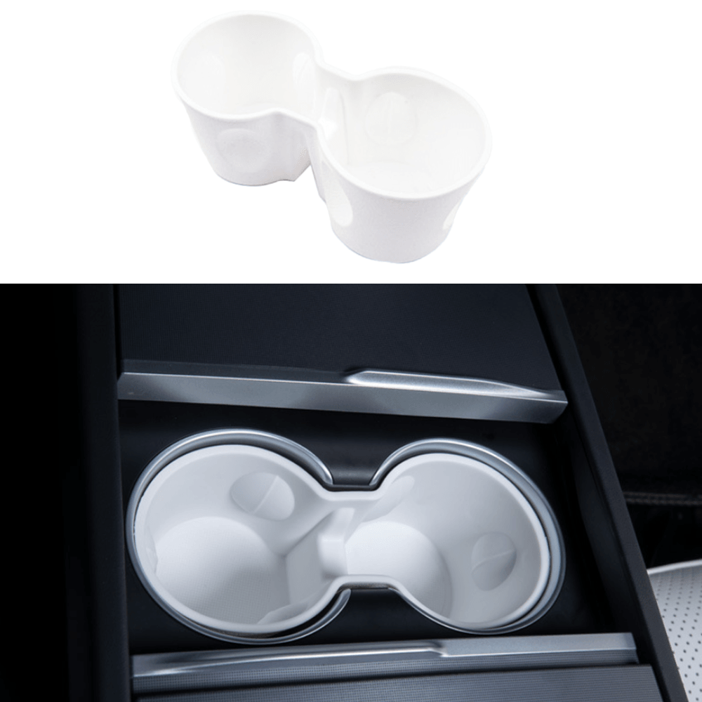 High-Quality Tesla Model 3 Cup Holder Insert for Enhanced Interior Organization - Evooor
