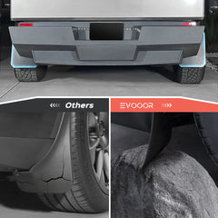 Flexible Mud Flaps Splash Guards Kit for Cybertruck- No Drill Fender