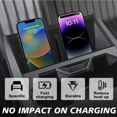 Central Console Wireless Charging Silicone Anti-Slip Pad for Cybertruck