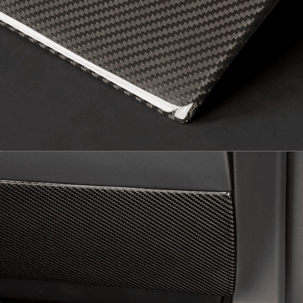 Carbon Fiber Glove Box Panel Cover for Tesla Model 3 - Upgrade Your Interior with Style - Evooor