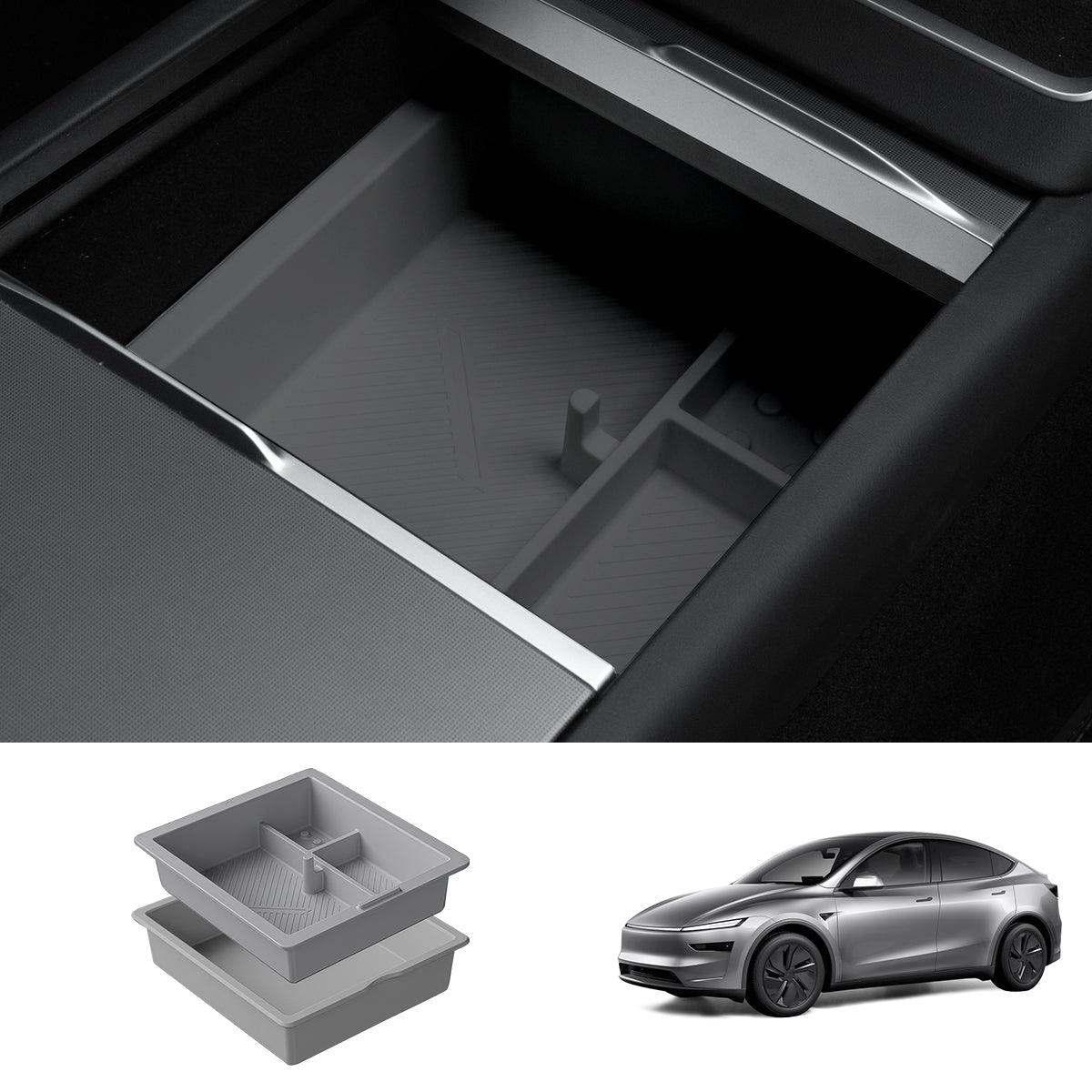 Multi-Functional Center Console Organizer for Tesla Model Y Juniper 2025+ - Evooor