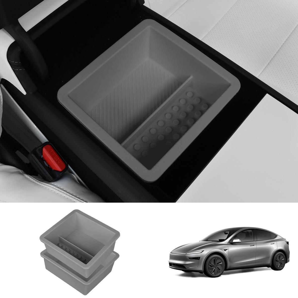 Center Console Armrest Organizer Tray for Tesla Model Y Juniper 2025+ - Evooor