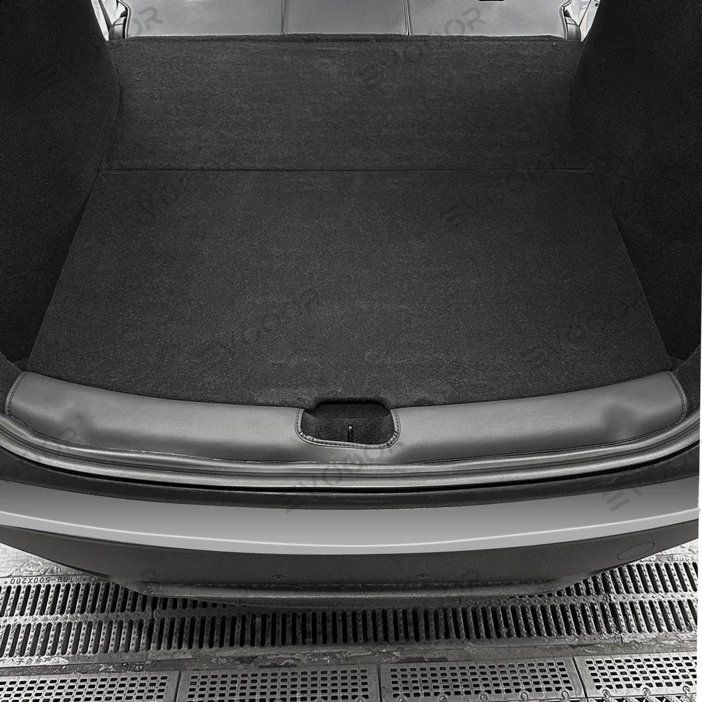Napa Leather Trunk Sill Guard – Premium Protection for Tesla Model Y Juniper 2025+