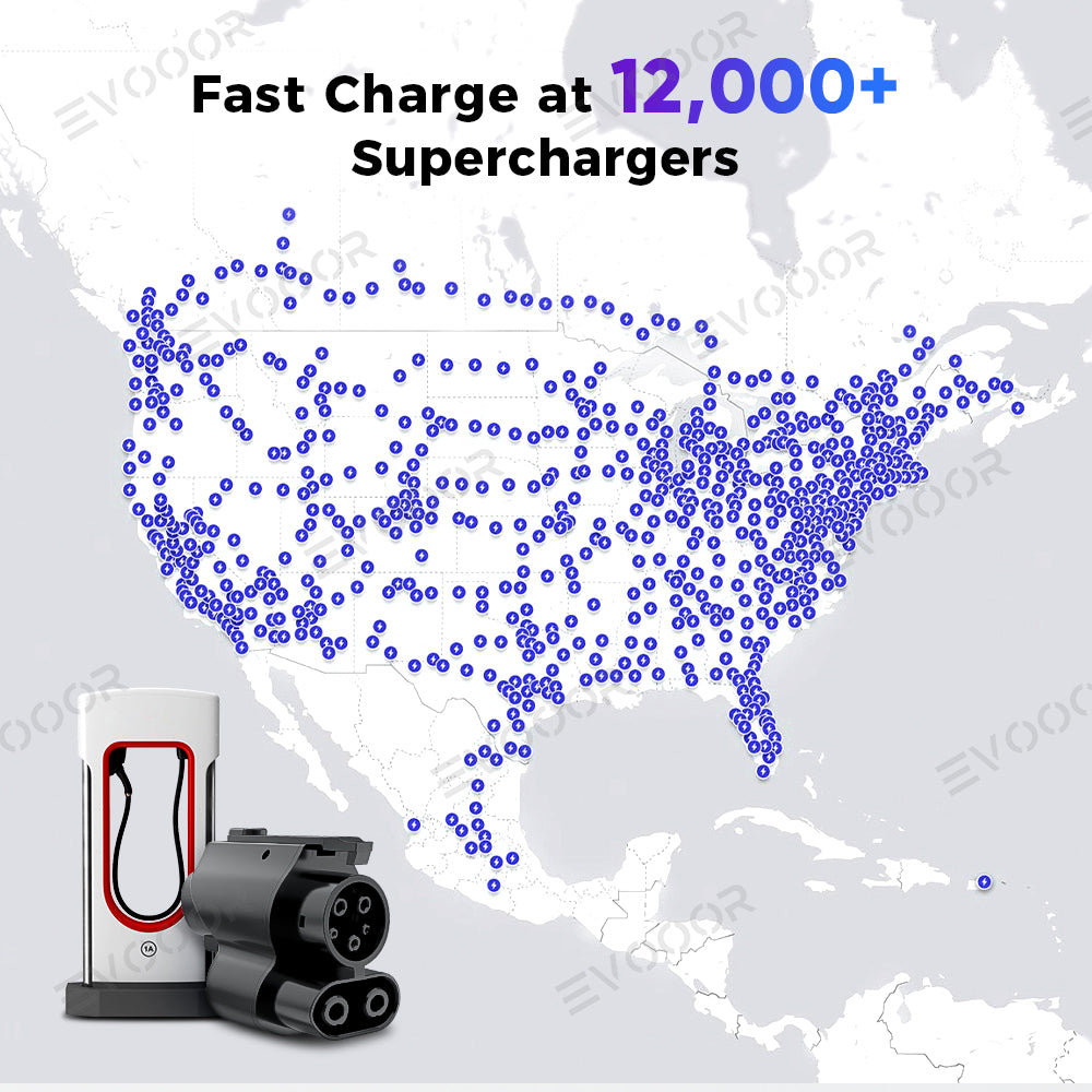 CCS1 to Tesla Charging Adapter for Electric Vehicles
