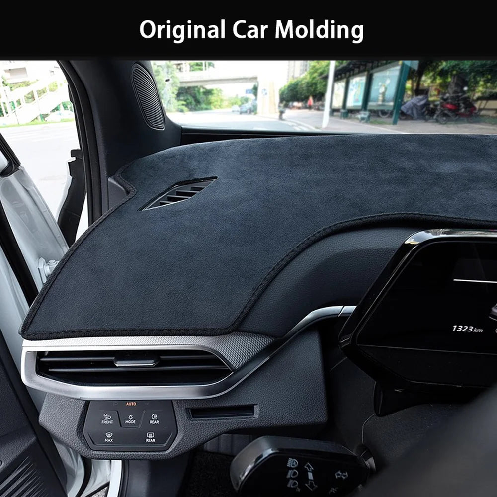 Italian Velvet Dashboard Sunshade Mat For VW ID.4 2021–2025 - Evooor