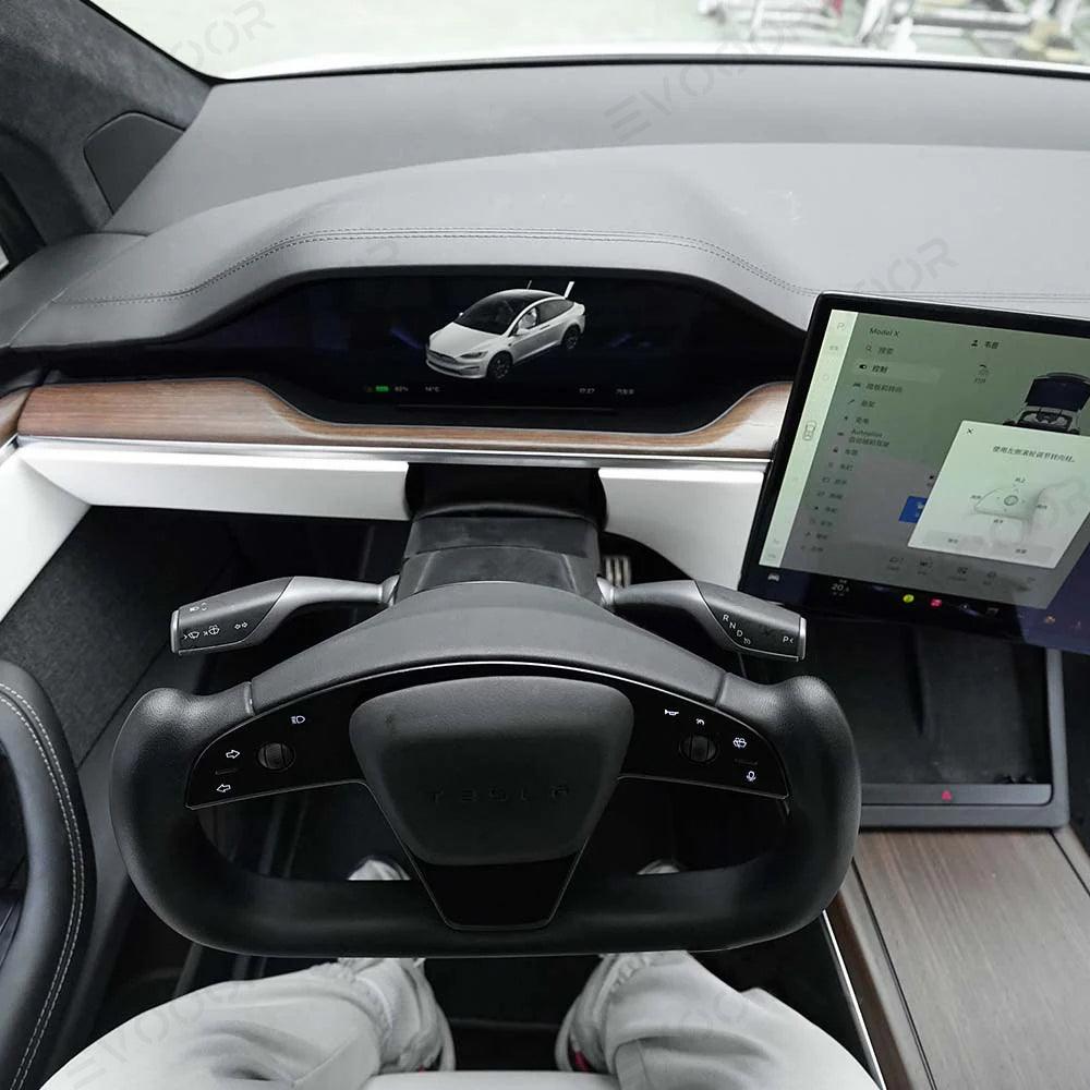 Model X/S OEM Style Gear Shift Stalk Switch Turn Signal Lever Kit for Tesla - Evooor