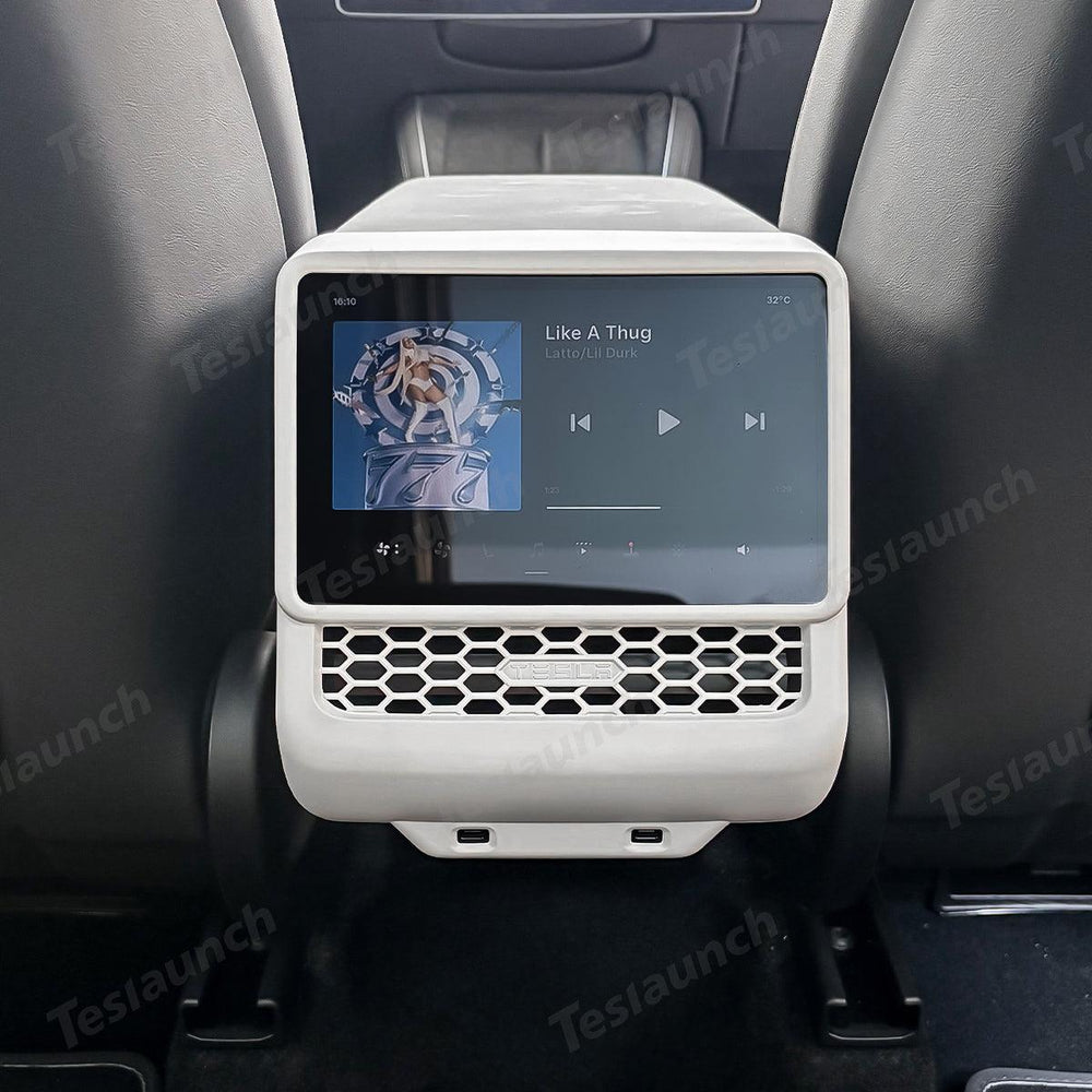 Rear Center Console Vent & Kick Panel Cover for Tesla Model Y Juniper 2025+ - Evooor