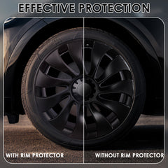 Tesla Model Y Rim Protector for 21'' Uberturbine Wheel Ultimate Protection Refreshed Wheels(4 Pack)