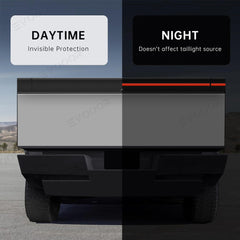 Front Light Bar & Taillight Black Vinyl DIY Wrap Kit for Cybertruck