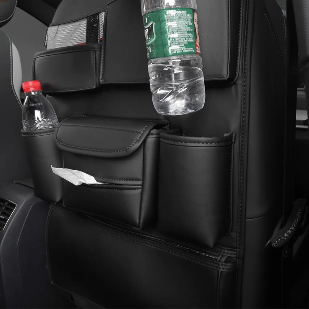 Leather Seat Back Multi-functional Storage Bag For VW ID.3 2021-2025 - Evooor