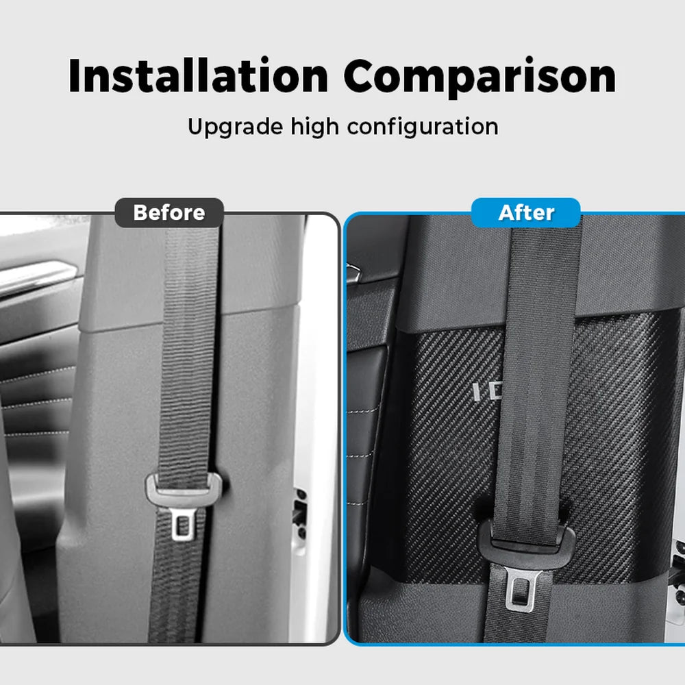 Leather B-Pillar Anti-Collision Sticker For VW ID.4 2021-2025(2PCS) - Evooor