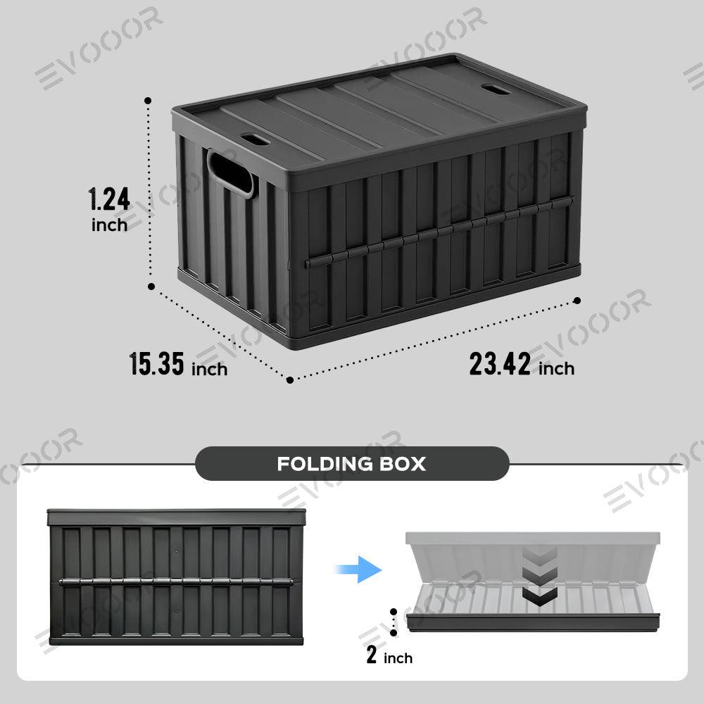 Foldable Vault Cargo Storage Bins for Cybertruck - Evooor