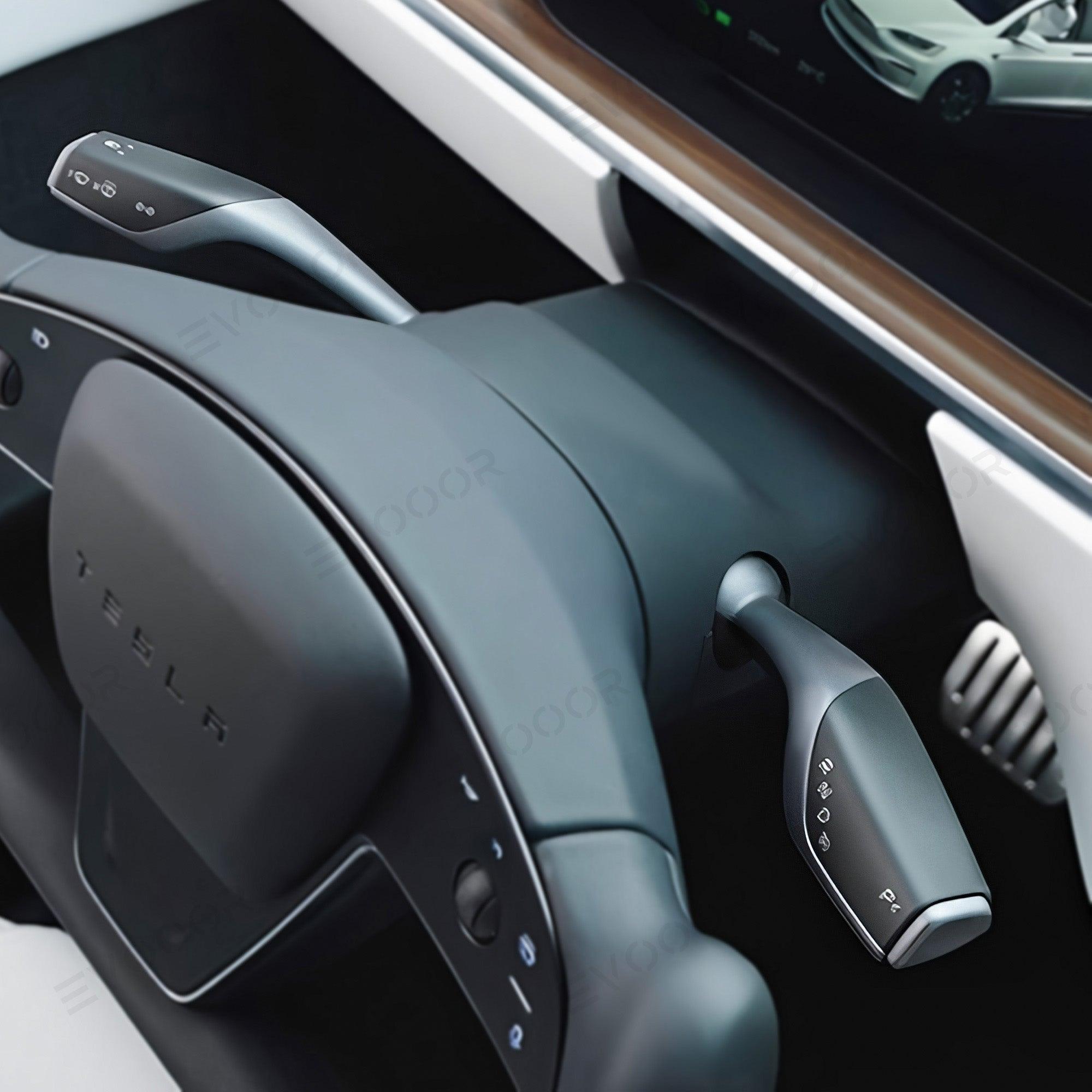 Model X/S OEM Style Gear Shift Stalk Switch Turn Signal Lever Kit for Tesla - Evooor