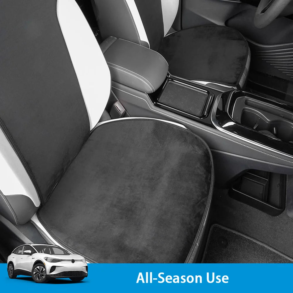 Thickened Flannel Seat Cushion For VW ID.4 2021-2025 - Evooor
