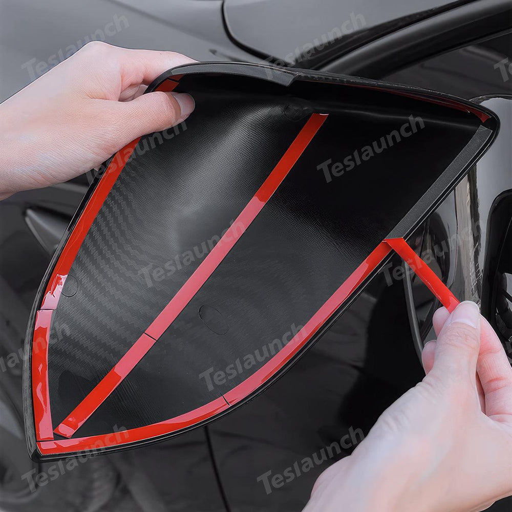 Side Mirror Cover Caps – Protective & Stylish Exterior Trim for Tesla 2024 Model 3 Highland - Evooor