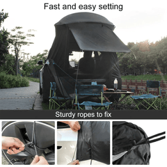Tesla Model Y Tailgate Camping Tent Sunshade Awning - Waterproof Privacy Shelter for Outdoor Adventures - Evooor