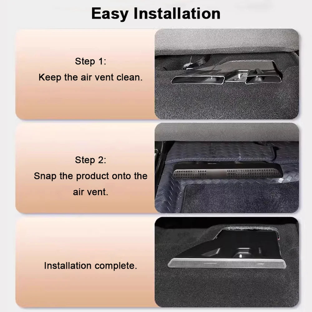 ABS Rear Air Outlet Protective Cover For VW ID.4 2021-2025 1PC - Evooor
