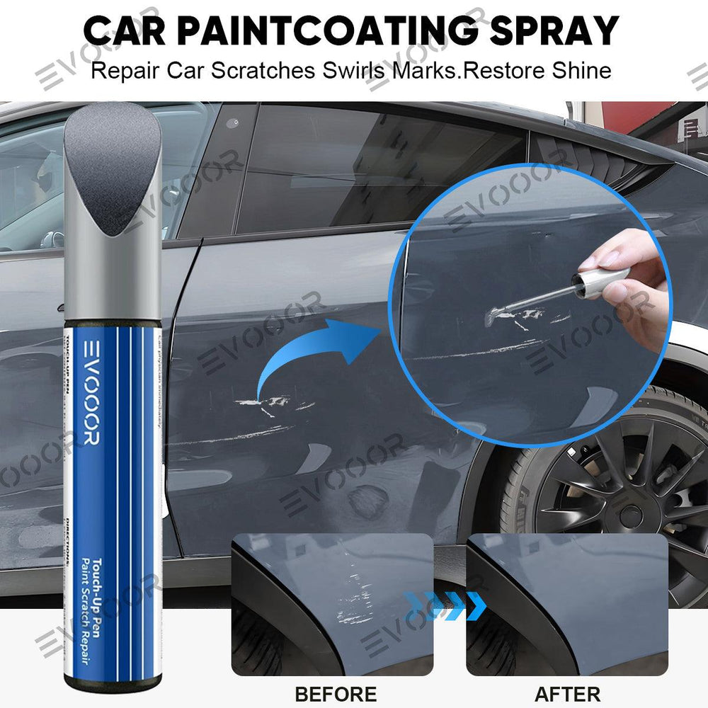 Model 3/Y/S/X Car Body Color Paint Repair Pen Kit for Tesla - OEM Original Touch Up Paint Pen - Evooor