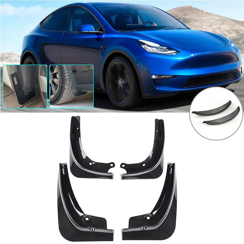Model Y Mudflaps Splash Guards MudGuards Mud Flaps Fender Car Protect 4 PCS for Tesla (2020-2023) - Evooor