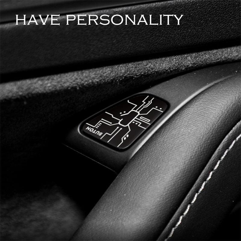 Tesla Model 3/Y Door Button Sticker Film - Evooor