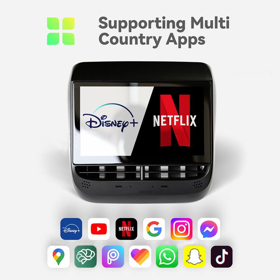 Tesla Model 3/Y 7" Rear Entertainment and Climate Control Touch Screen Display H7 - Evooor