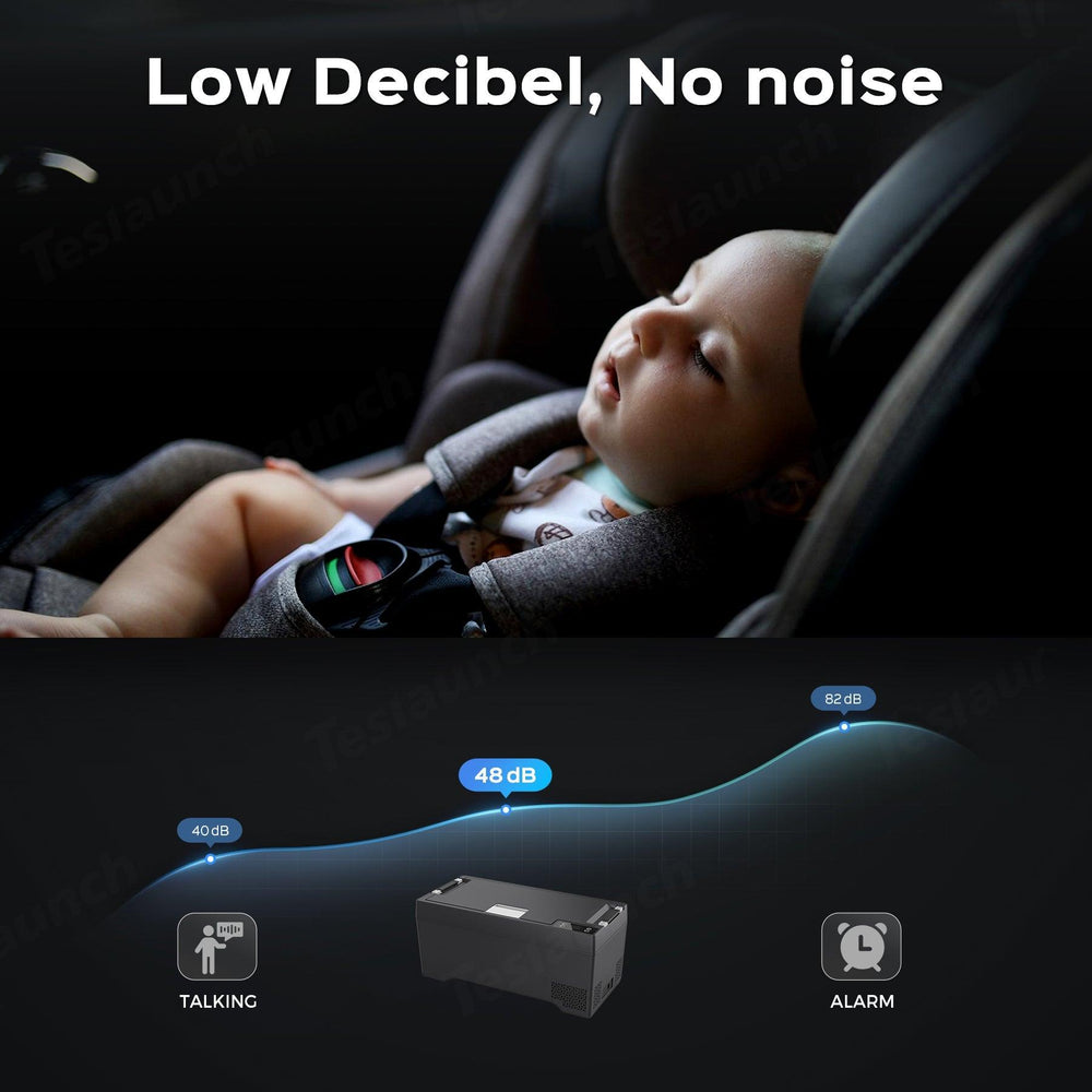 Portable Trunk Freezer for Tesla Model X - 40L Capacity, Ideal for 6-7 Seats, US Version - Evooor