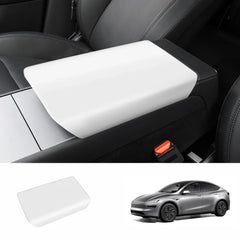 High-Quality Faux Leather Armrest Cover for Tesla Model Y - Durable Protection for Console - Easy Installation - Evooor