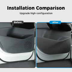 Leather Door Anti-Kick Protective Panel For VW ID.4 2021-2025（4Pcs） - Evooor