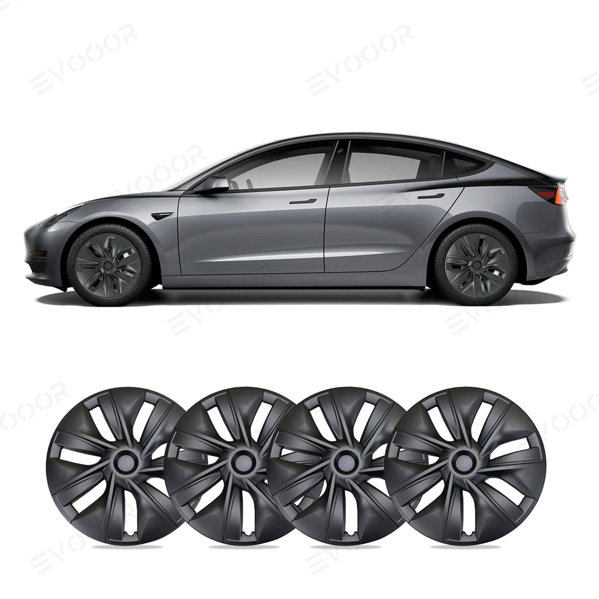 Model 3 18'' Aero Wheels Cover Hubcaps Replacement 4PCS for Tesla (2017-2023) - Evooor