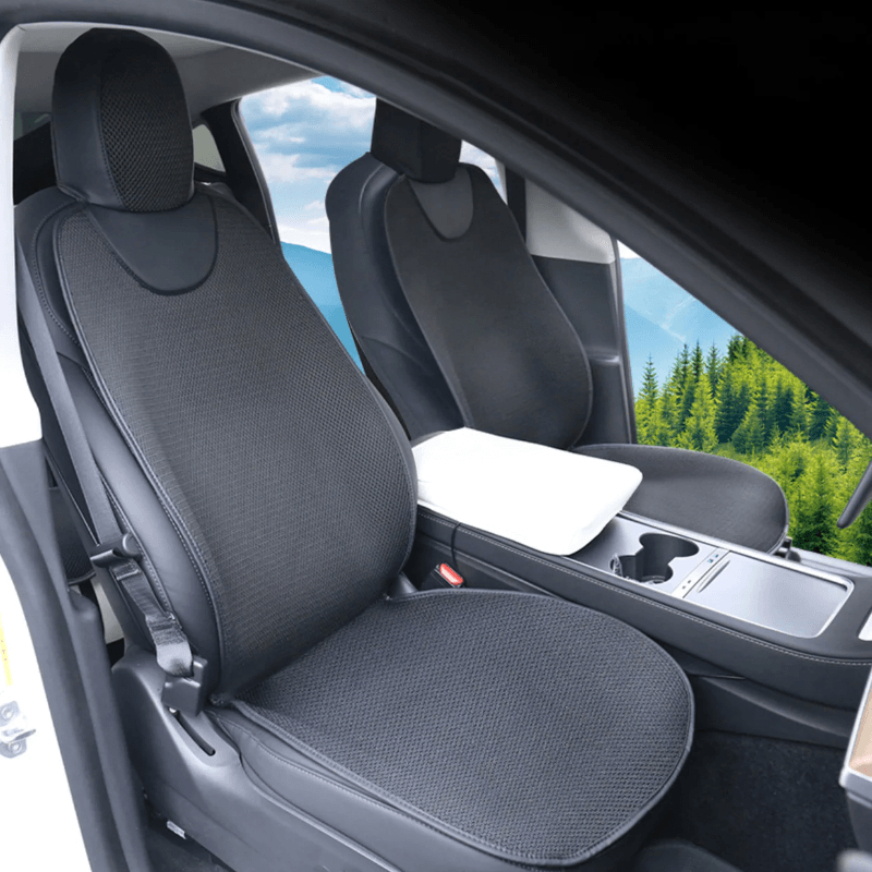 Cooling Air Flow Seat Cushion for Tesla Model 3/Y with Breathable Ice Silk Technology - Evooor
