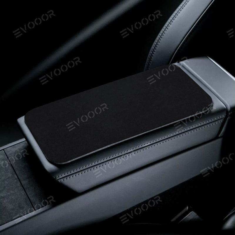 2024 Model 3 Highland Alcantara Center Console Armrest Box Protective Pad Sticker For Tesla - Evooor