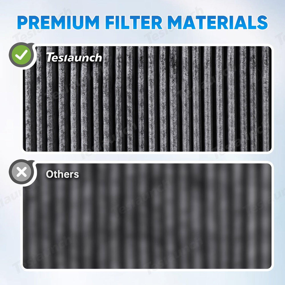 Cabin Air Filter & HEPA Filter with Activated Carbon for Tesla Model X - Evooor