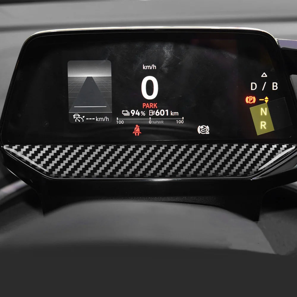 Carbon Fiber Dashboard Panel Trim Sticker For VW ID.4 2021-2023 - Evooor