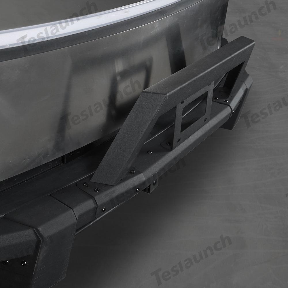 Heavy Duty Front Bumper with License Plate Frame for Tesla Cybertruck - Evooor