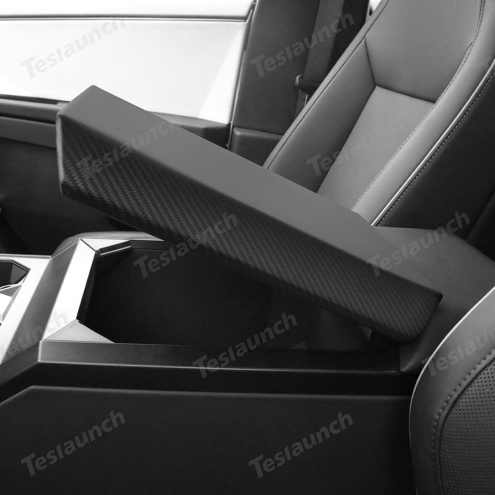 [Real Carbon Fiber] Center Console Armrest Cover for Cybertruck - Evooor