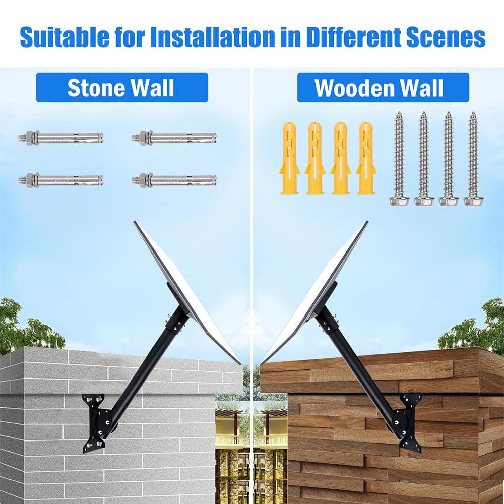 Durable Roof Pole Mount Kit for Starlink Gen 3 Satellite Dish Installation - Evooor