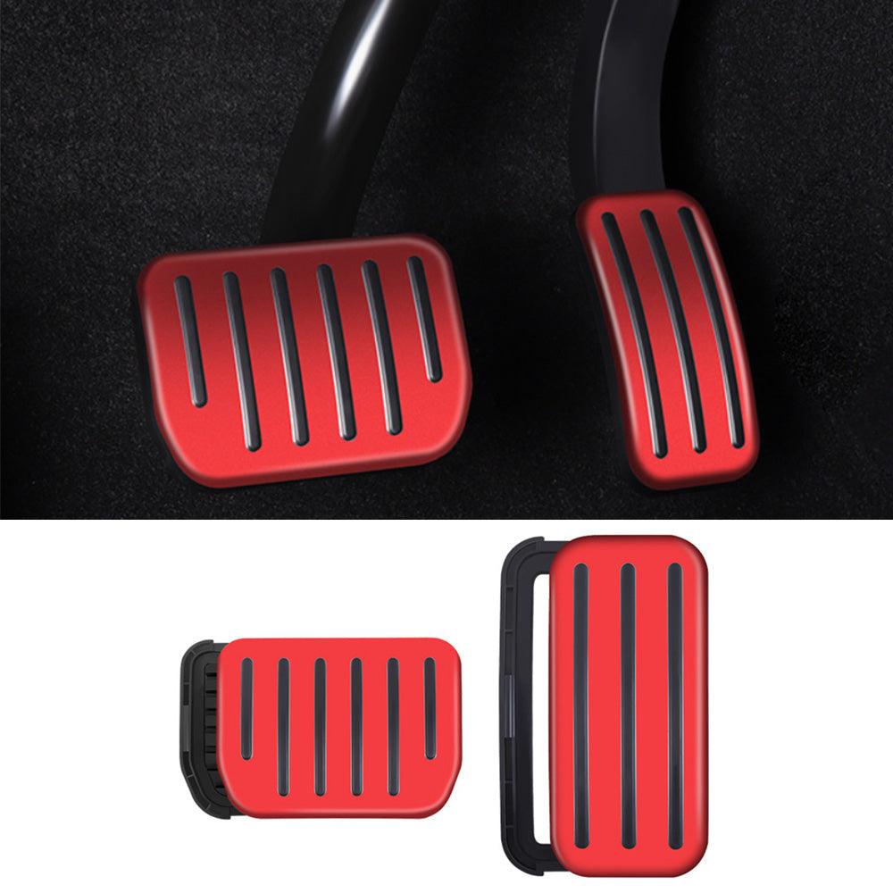 Enhanced Non-Slip Alloy Brake Pedal Cover Upgrade for Tesla Model 3/Y: Boost Performance and Style - Evooor