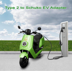 Universal Type 2 EV Charging Cable with Schuko Plug