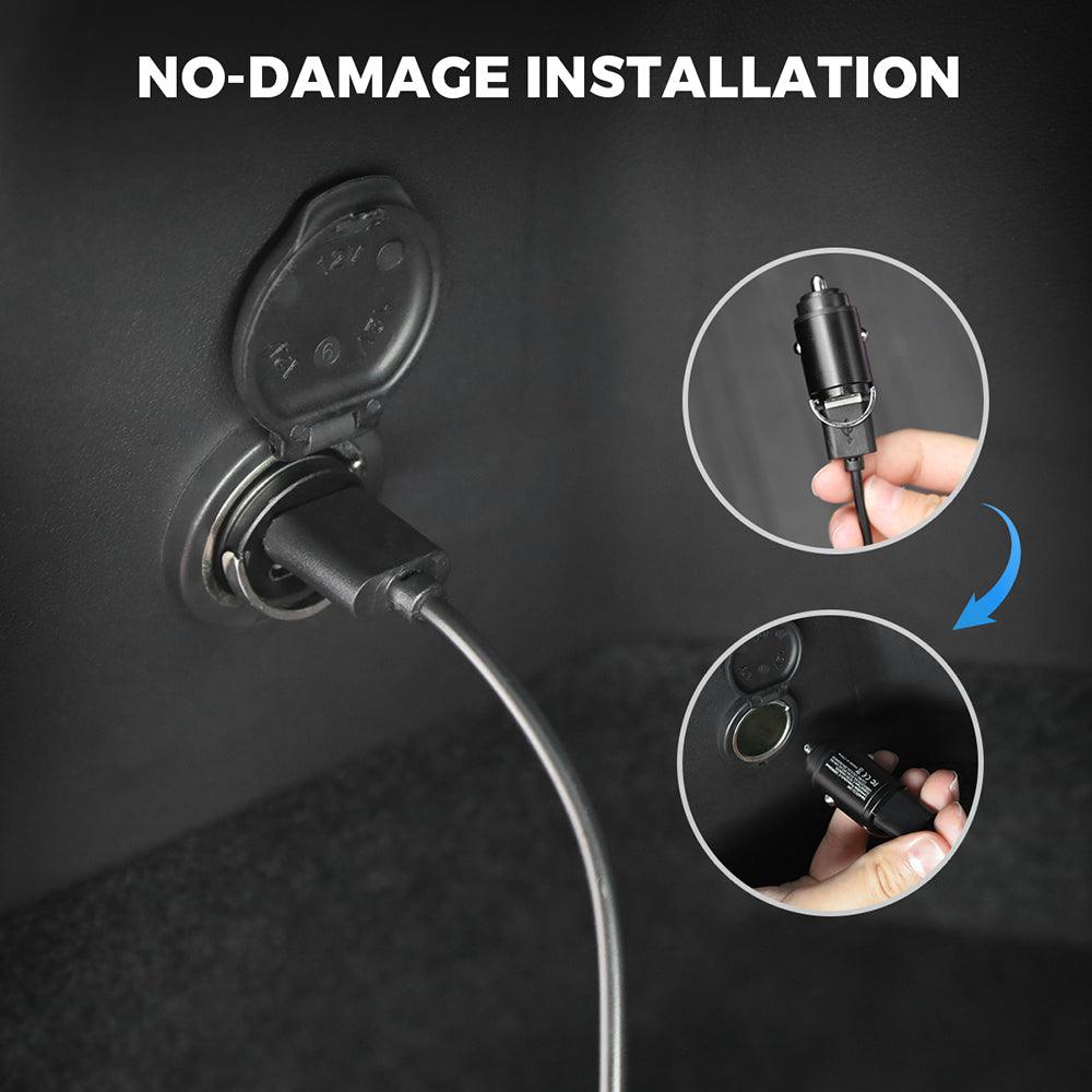 Triangle Window Ambient Light for Tesla Model Y (2021-2023) - Evooor