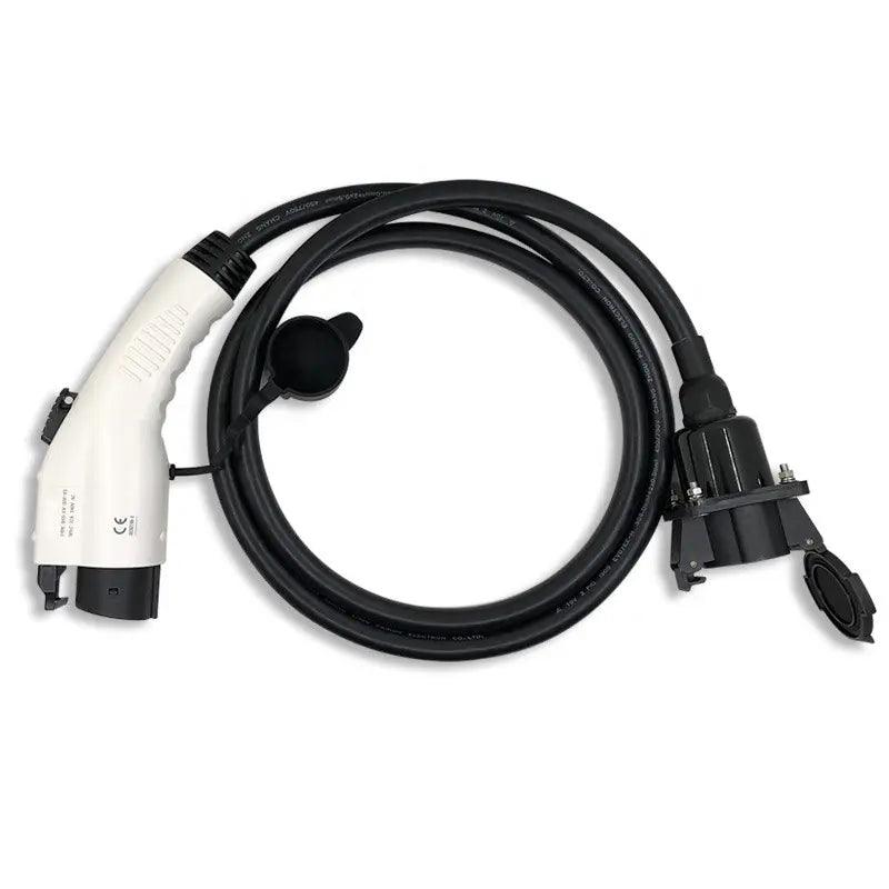 SAE J1772 Type 1 EV Charger Extension Cord - Universal Compatibility for Electric Vehicle Charging - Evooor