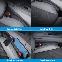 Alcantara Seat Gap Filler For VW ID.4 2021-2025 - Evooor