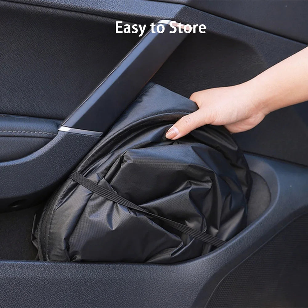 Aluminum Foil Front Window Windshield Sunshade Folding For VW ID.3 - Evooor